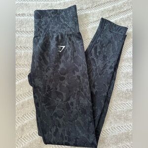 Gymshark Black Camouflage Leggings